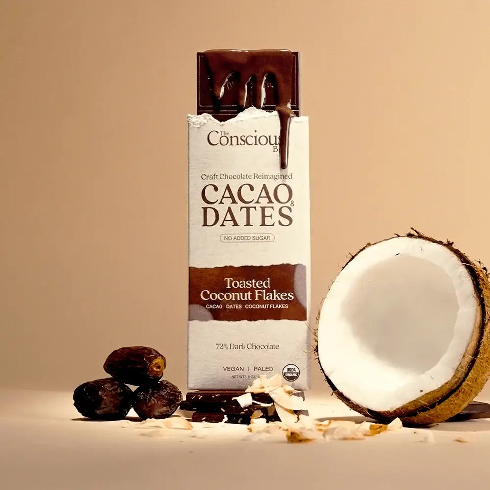 The Conscious Bar - Toasted Coconut Flakes