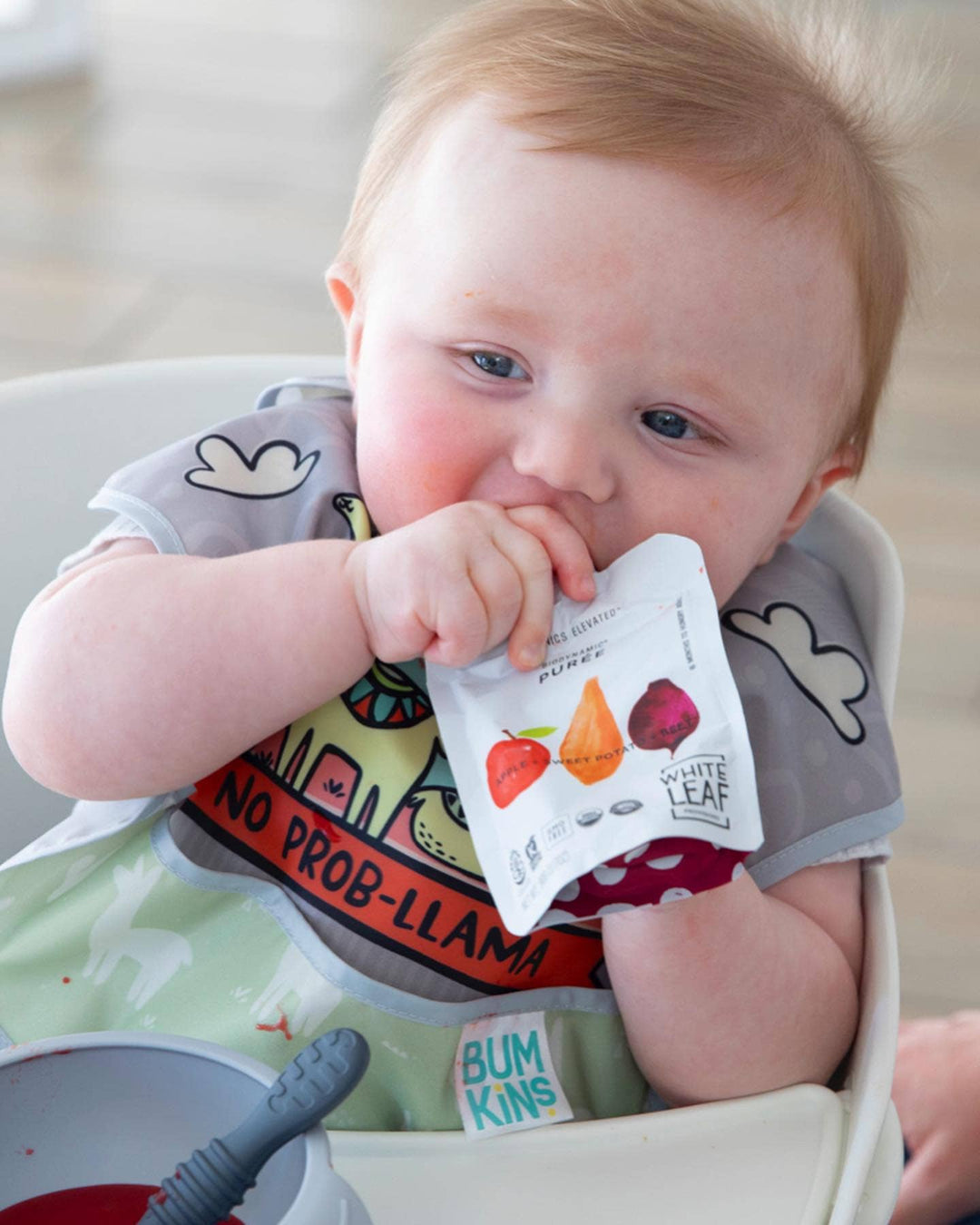 White Leaf Provisions - Organic Regenerative Apple + Sweet Potato + Beet Puree: 90g pouch
