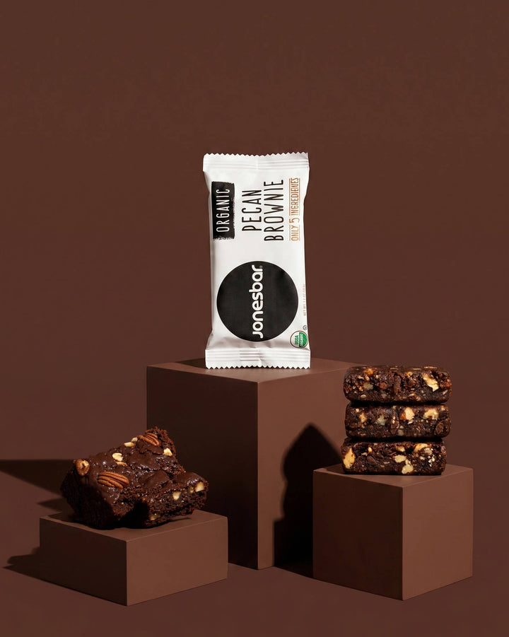 Jonesbar - JONESBAR Pecan Brownie Organic Fruit &amp; Nut Bar