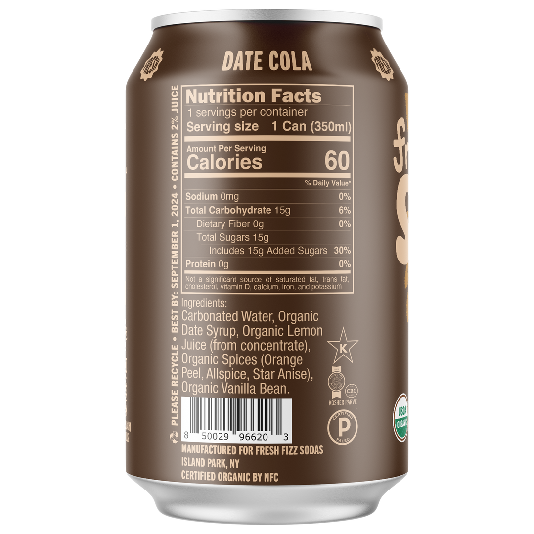 Fresh Fizz Sodas - Date Cola