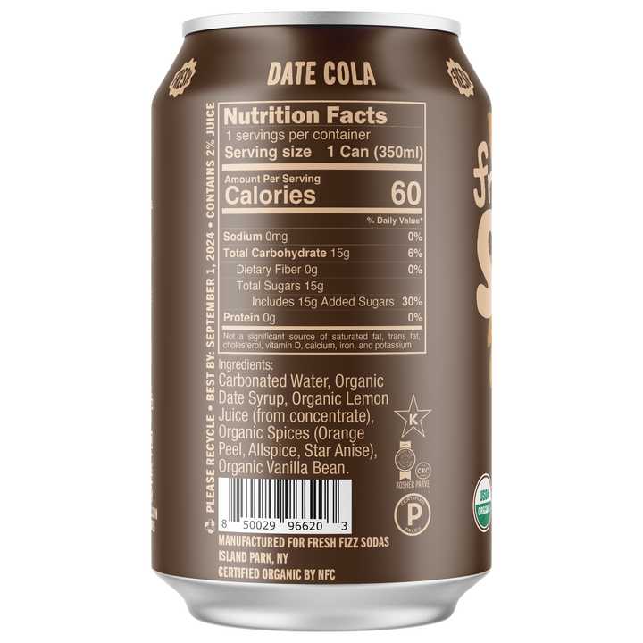 Fresh Fizz Sodas - Date Cola