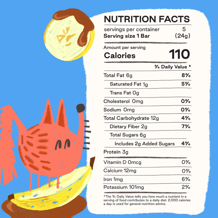 Happy Wolf - Happy Wolf Refrigerated Kids Snack Bars - Choco-Banana