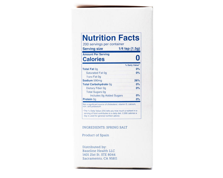 Vera Salt - Fine Spring Salt (300g) - Microplastic Free