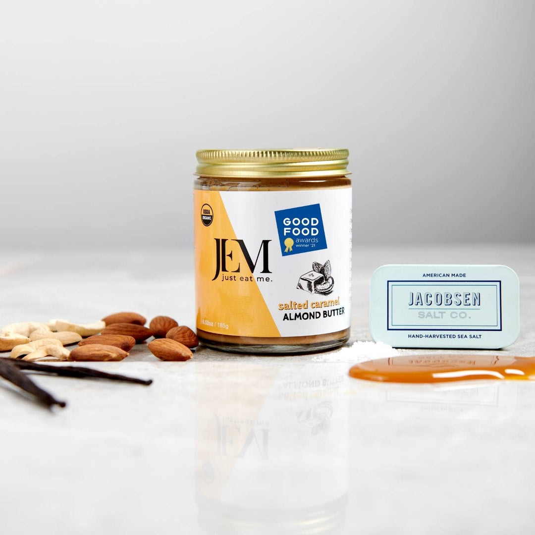 JEM Organics - NEW! 10oz JEM Organics Sprouted Salted Caramel Almond Butter