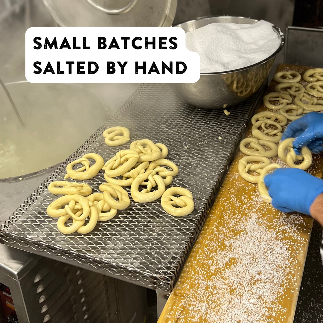 Martins Handmade Pretzels - Handmade Sourdough Pretzels, Salted - 8oz Bags: Salted