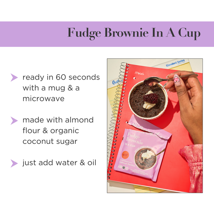 Stellar Eats - Instant Treat: Fudge Brownie In A Cup