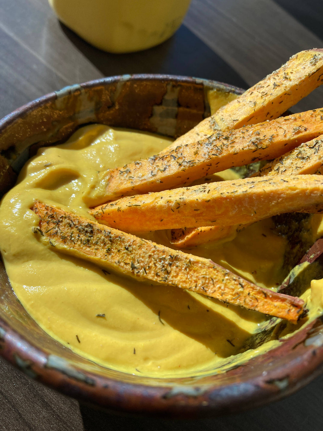 Sweetpotato Awesome - 2 oz Dill and Garlic Sweetpotato Fries