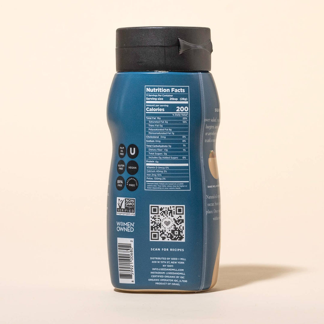 Seed + Mill - Organic Tahini Squeeze Bottle