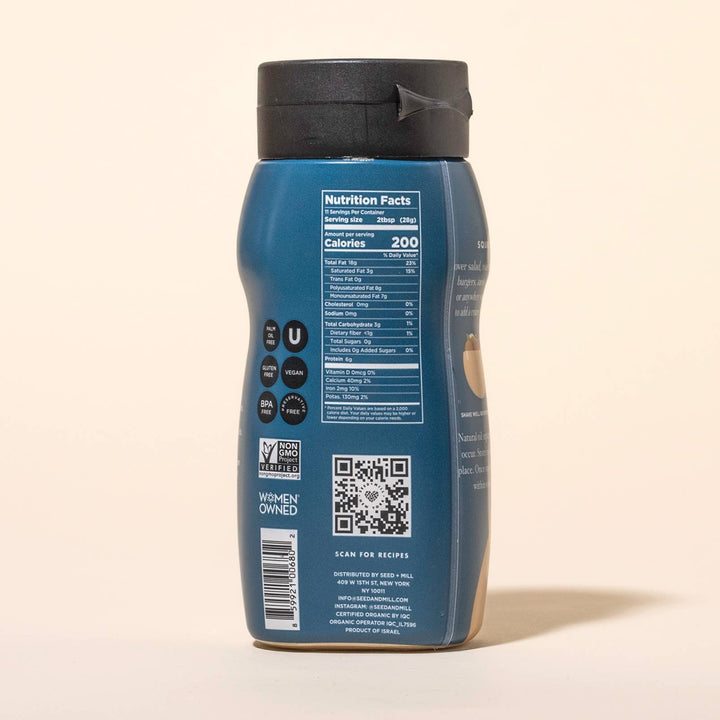 Seed + Mill - Organic Tahini Squeeze Bottle