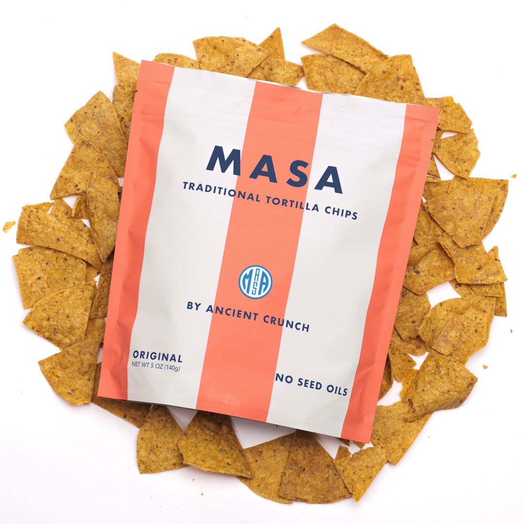 Ancient Crunch - MASA Chips, Original, 5oz Bag Case
