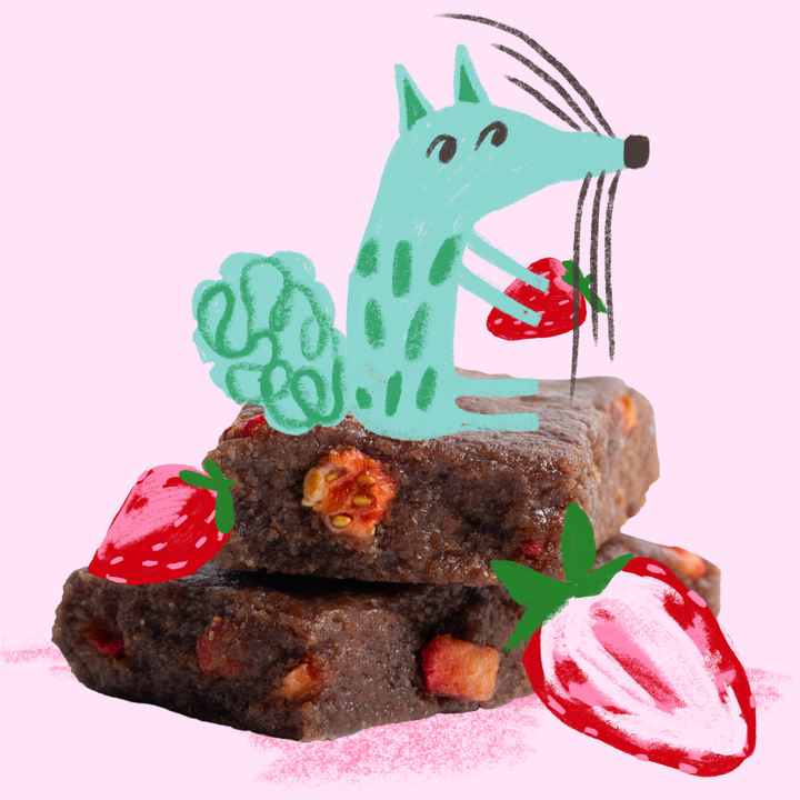 Happy Wolf - Happy Wolf Refrigerated Kids Snack Bars - Strawberry
