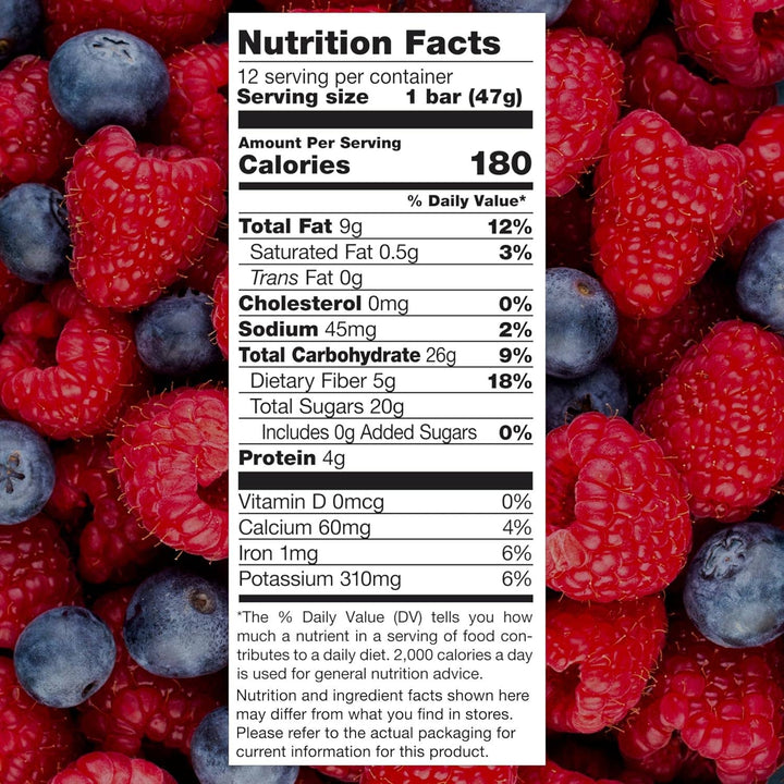 Jonesbar - JONESBAR Berries &amp; Almond Organic Fruit &amp; Nut Bar