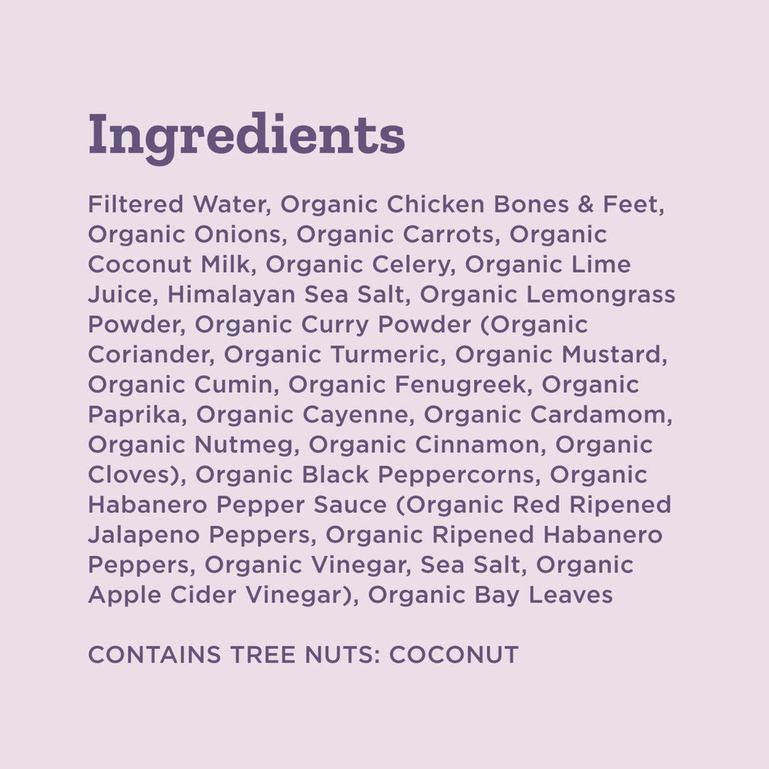 Brodo Broth Company - Organic Tom Yum Bone Broth