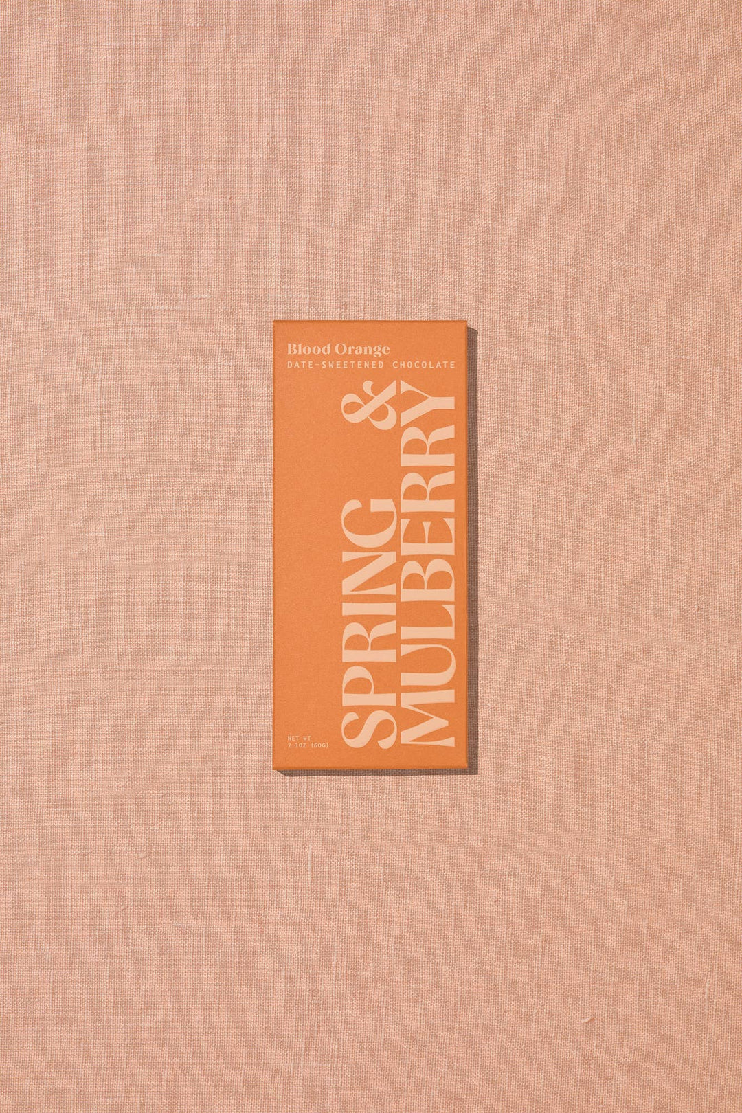 Spring &amp; Mulberry - Blood Orange Date-Sweetened Dark Chocolate