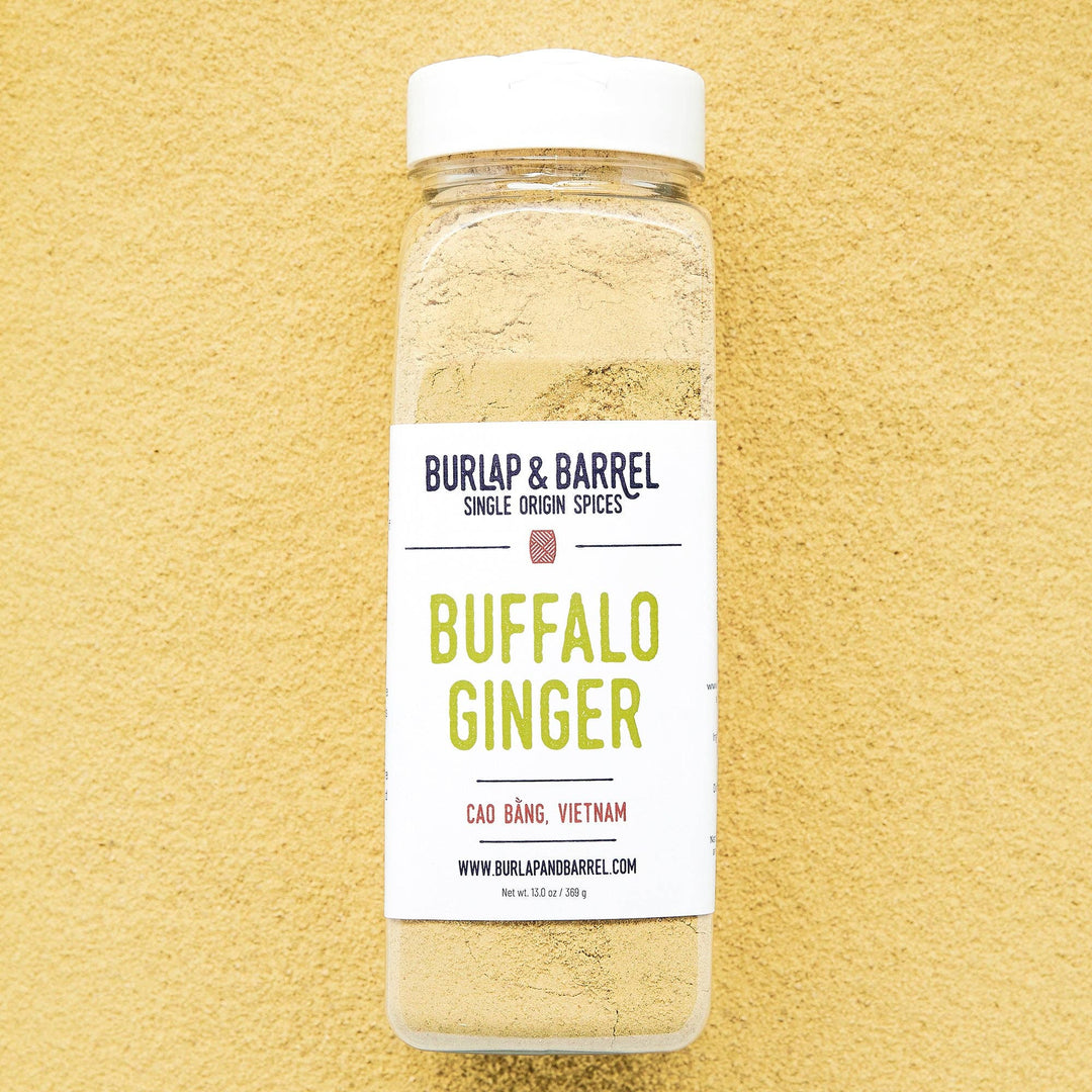 Burlap &amp; Barrel - Buffalo Ginger - Single Origin Spice &amp; Seasoning: 1.8 oz glass jar