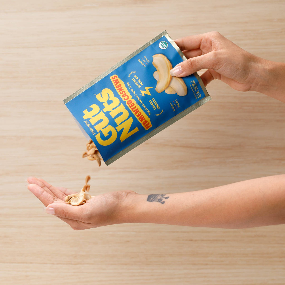 Philosopher Foods - Gut Nuts - Sprouted &amp; Fermented "Sourdough" Cashews