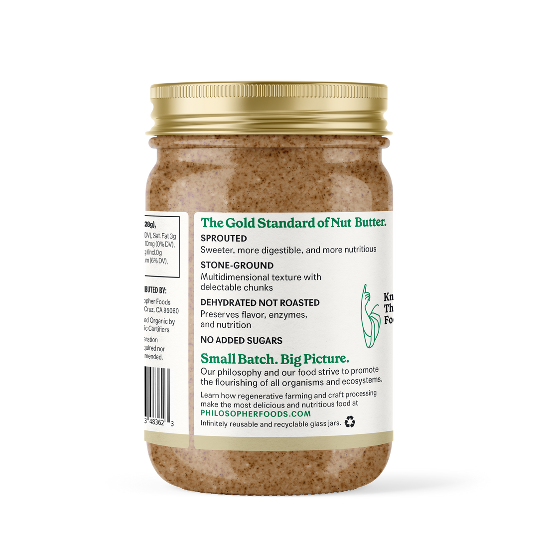 Philosopher Foods - Crunchy Alchemy Sprouted Almond Butter 16oz